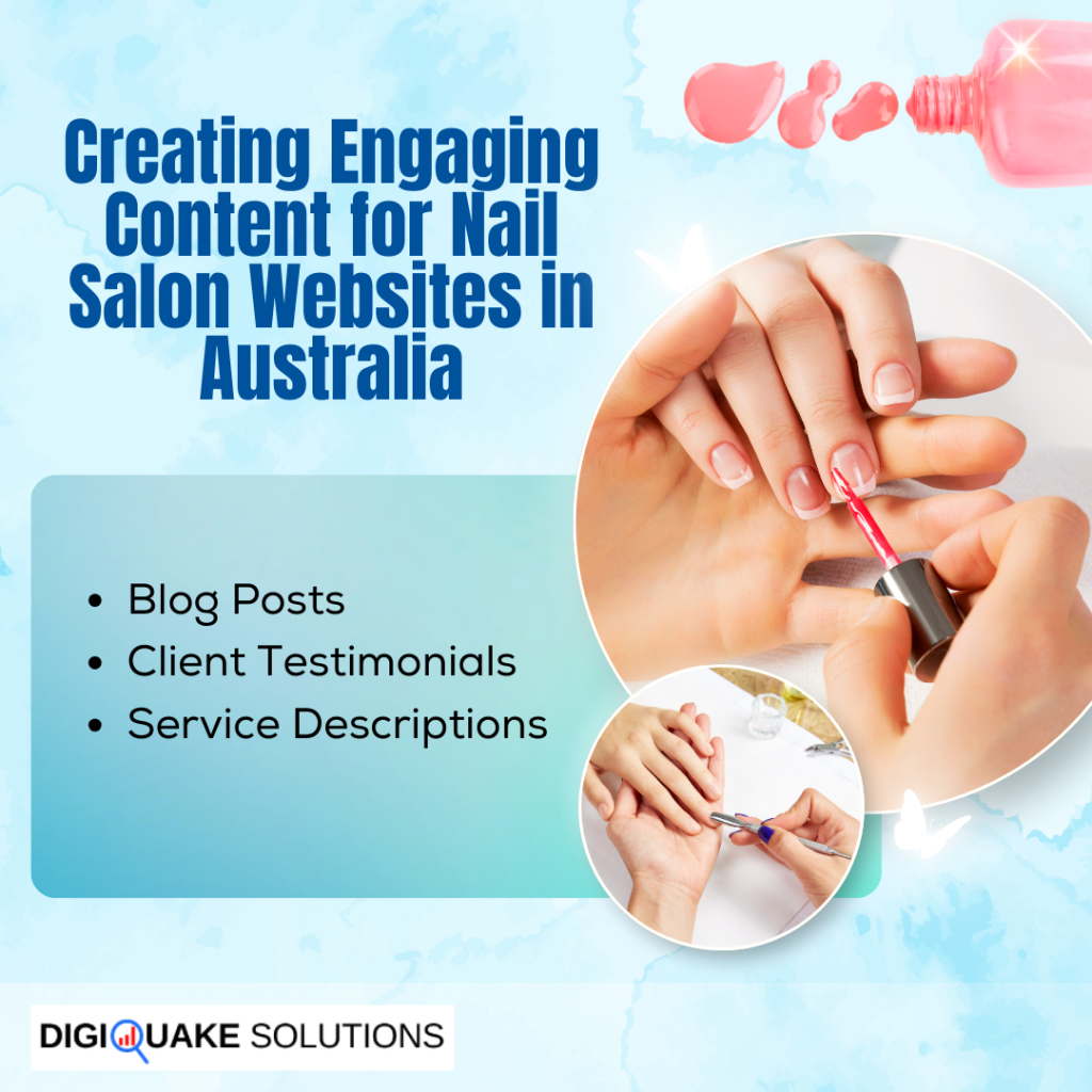 Creating Engaging Content for Nail Salon Websites in Australia - Digiquake Solutions